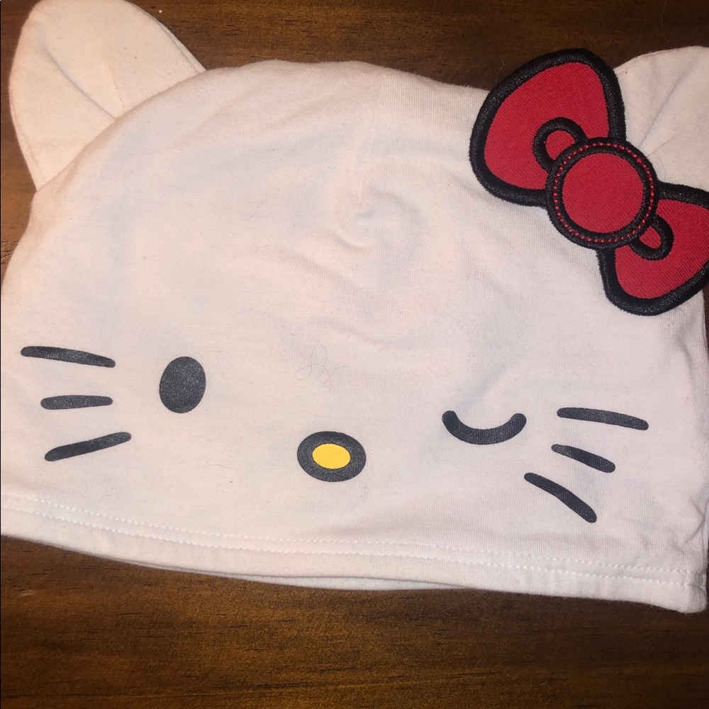 Kids hello kitty beanie